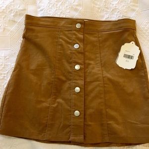 Altard state button up skirt